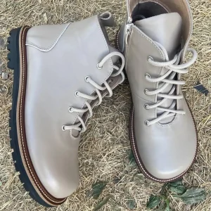 Handmade Women Winter Boots Anatomical Leather Suede Ankle