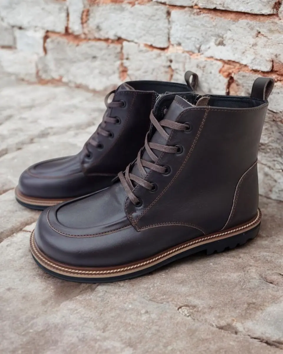 Women S Brown Suede Winter Boots Handmade Anatomical